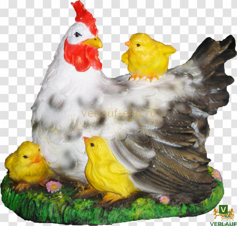 Chicken Rooster Lawn Ornaments & Garden Sculptures Poultry Architecture - Ornament - Hen With Chicks Transparent PNG