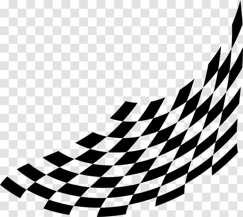 Racing Flags - Monochrome - Race Transparent PNG