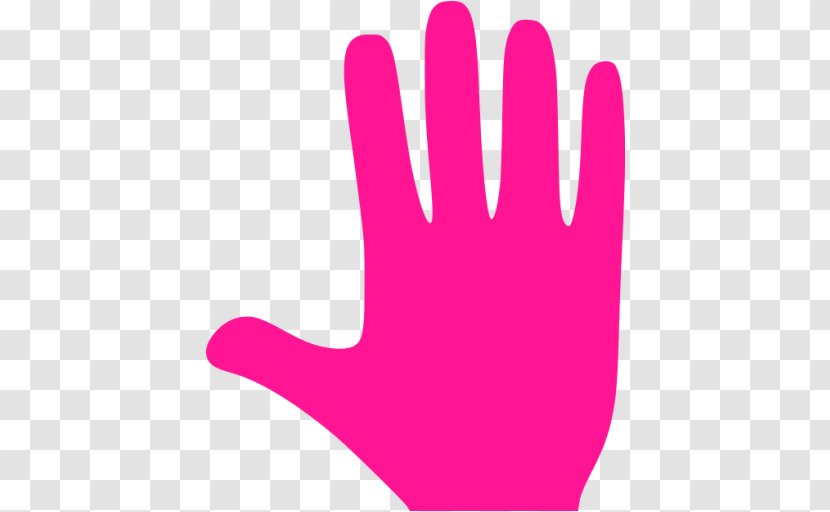 Thumb Hand Model Clip Art - Pink Transparent PNG