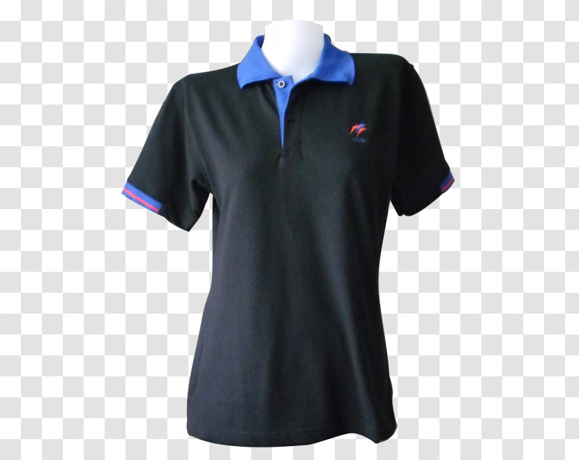 Polo Shirt T-shirt Piqué Sleeve Clothing - Electric Blue Transparent PNG