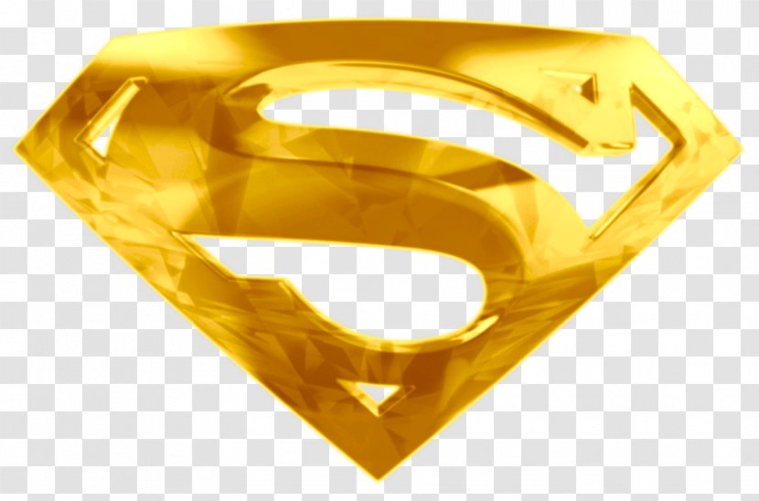 Superman Logo Steel (John Henry Irons) - Gold Transparent PNG