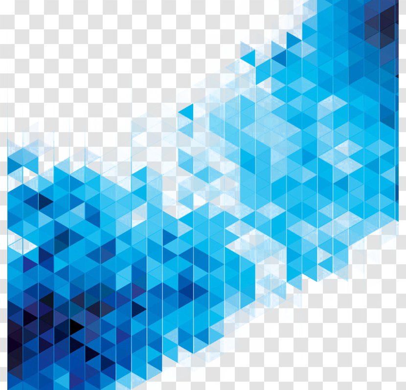 Abstract Art Blue Geometry Stock Illustration - Photography - Science Fiction Elements Design Background Transparent PNG