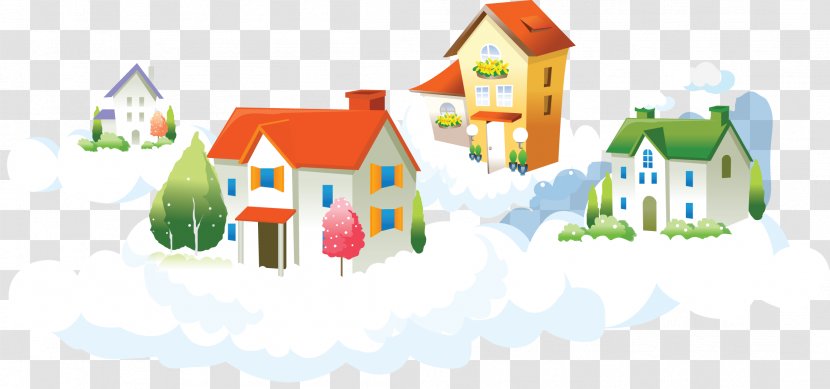Drawing House - Townhouse - Mortgage Transparent PNG