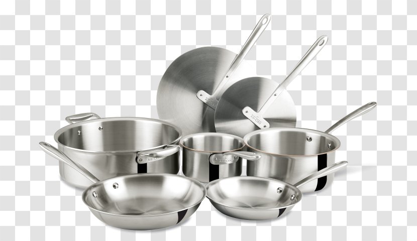 Frying Pan All-Clad Chef Cookware Metal - Serveware - Sauté Transparent PNG
