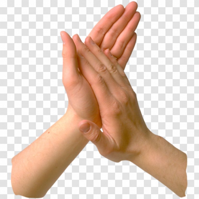 Clapping Applause Hand Gesture Sound - Cartoon Transparent PNG