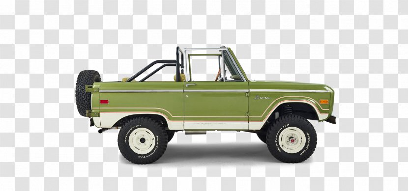 Ford Bronco Car Truck Bed Part Sport Utility Vehicle - Scale Model Transparent PNG