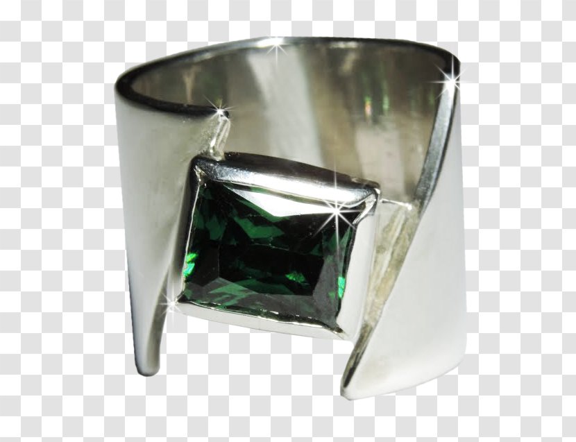 Emerald Silver - Ring Transparent PNG