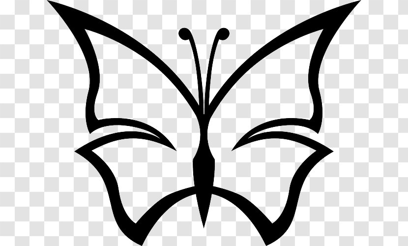 Butterfly Clip Art - Monochrome Photography Transparent PNG