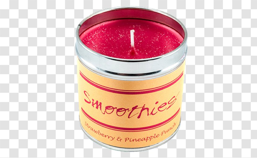 Smoothie Candle Pineapple Punch Citronella Oil - Flavor - Straw Transparent PNG