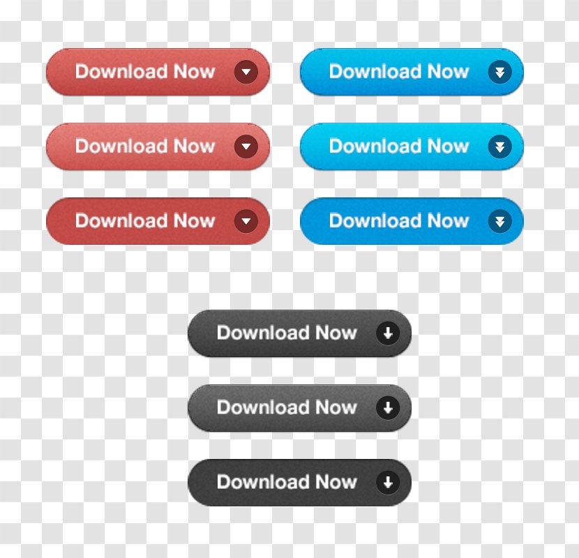 Download Button Material - Brand - Push Transparent PNG
