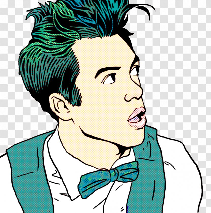 Brendon Urie Panic! At The Disco Fan Art Drawing - Flower - POP ART Transparent PNG