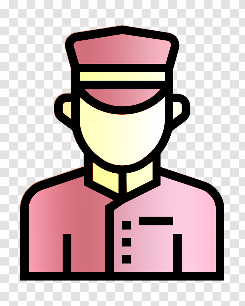 Doorman Icon Jobs And Occupations Icon Hotel Icon Transparent PNG