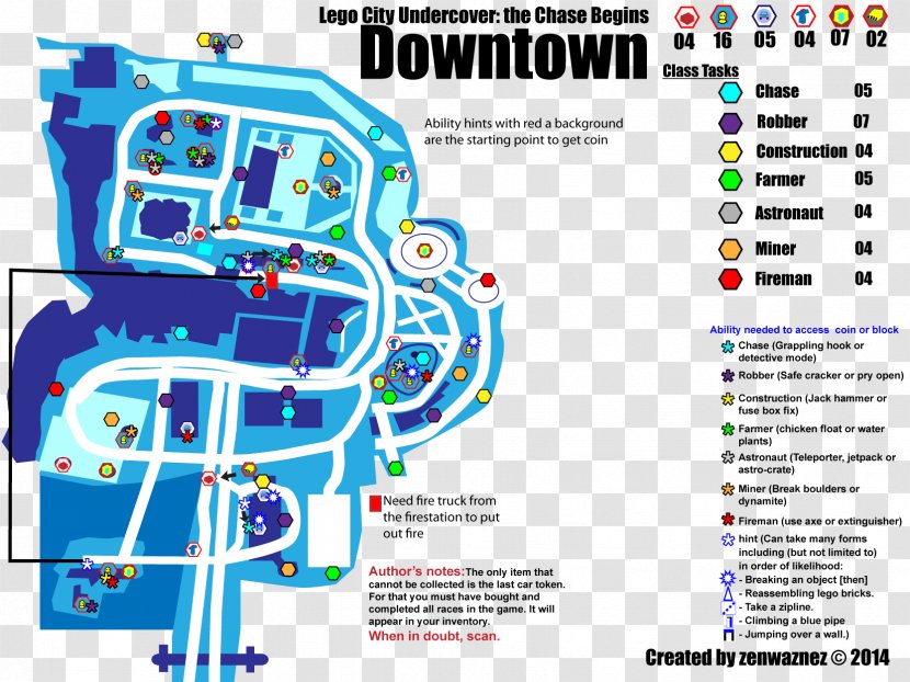 Lego City Undercover: The Chase Begins Wii U - Map Transparent PNG