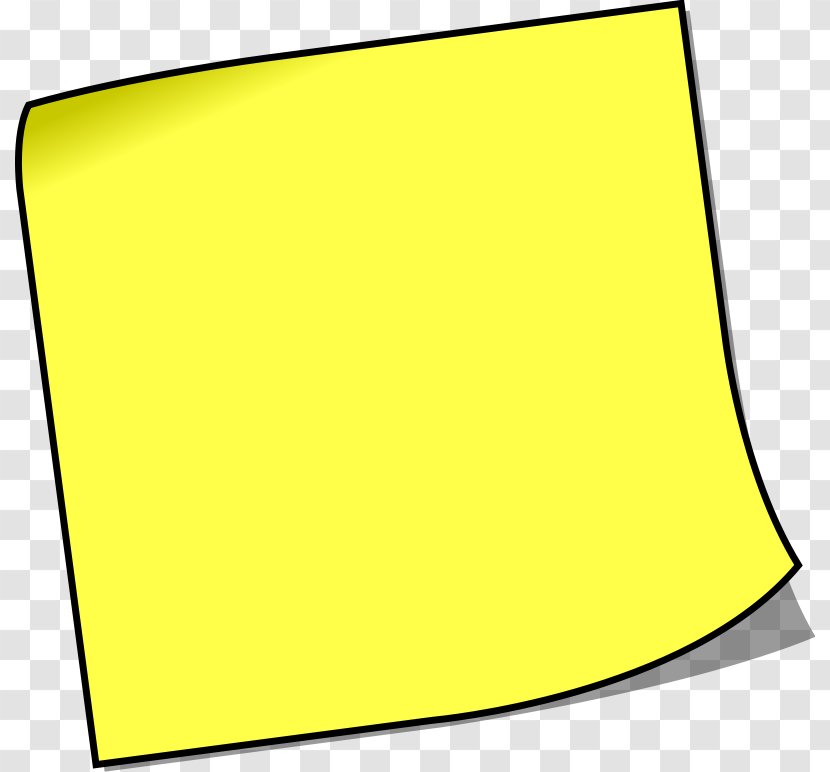Post-it Note Paper Sticker Clip Art - Blog - Business Law Pictures Transparent PNG