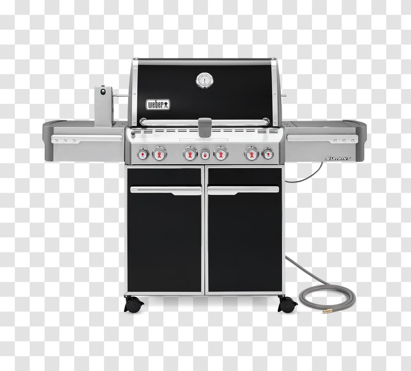 Barbecue Weber Summit E-470 Weber-Stephen Products Natural Gas Grilling - Electronics - Stove Grill Transparent PNG