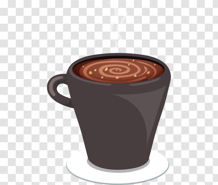 Ipoh White Coffee Cup Caffxe8 Mocha - Drink - Vector Transparent PNG