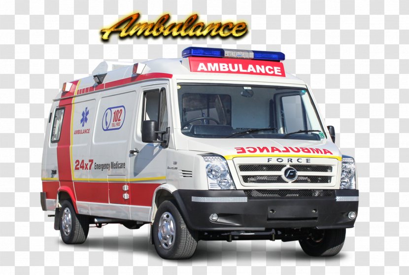 Force Motors Care Ambulance Service Van Transparent PNG