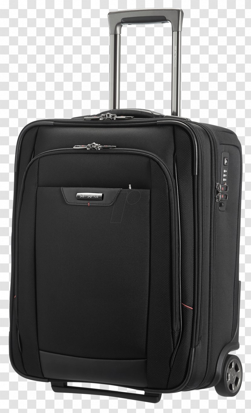 Samsonite Baggage Suitcase Hand Luggage Travel - Black Transparent PNG