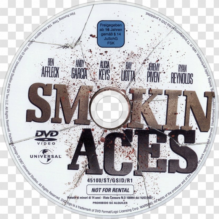 DVD Smokin' Aces Thriller 0 Film - Fan Art - Dvd Transparent PNG