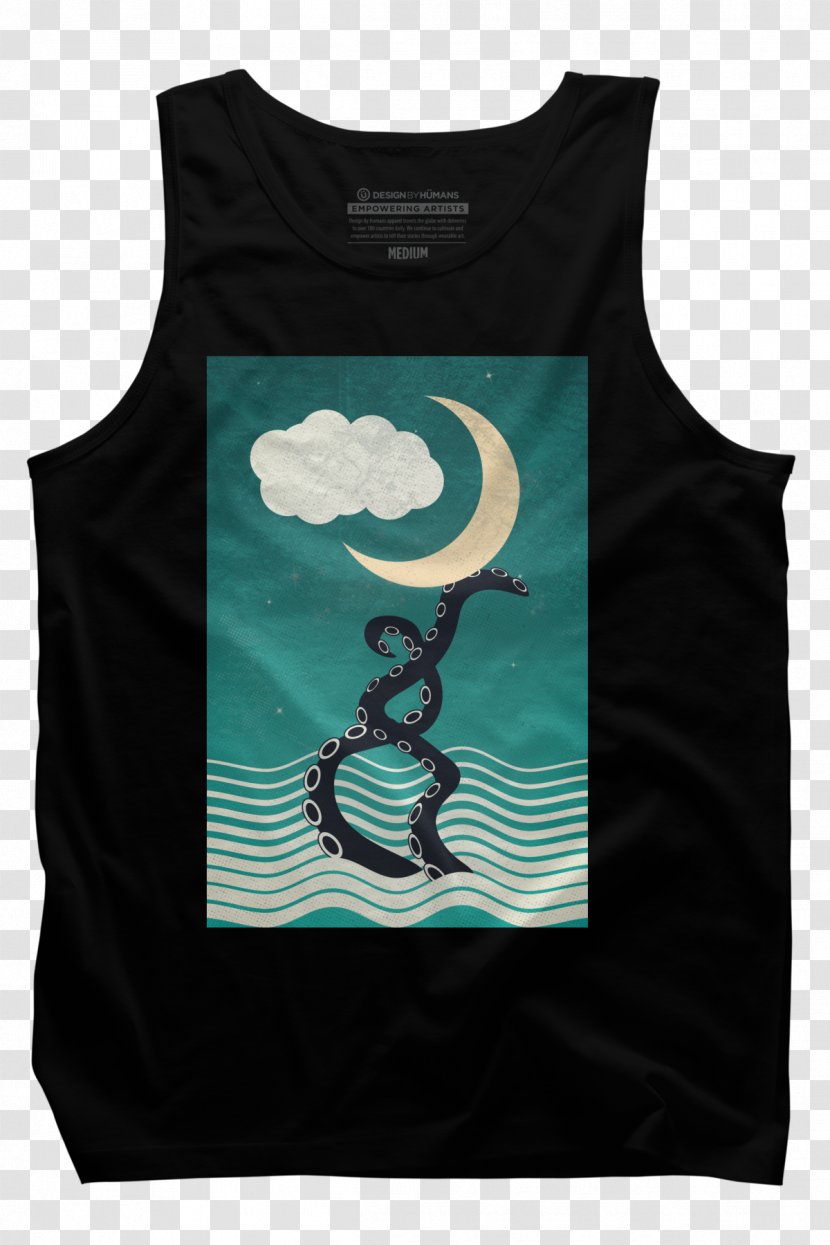T-shirt Vloerkleed Sleeveless Shirt Gilets - Turquoise - Birdcage By Octopus Artis Transparent PNG