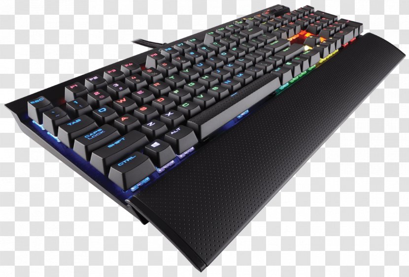 Computer Keyboard Corsair Gaming K55 RGB Rgb Color Model Backlight - Space Bar - Mech Mocha Games Transparent PNG
