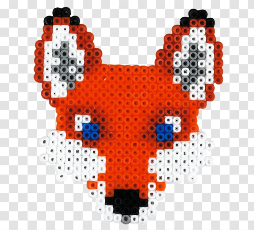 Bead Bügelperlen Toy Red Fox Pearl Transparent PNG
