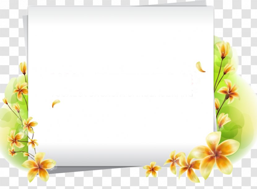 Honey Google Play Day Woman - Yellow - Ppt边框 Transparent PNG