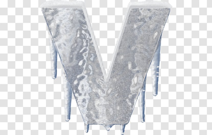 Letter Alphabet Snow V Ice - Chair Transparent PNG