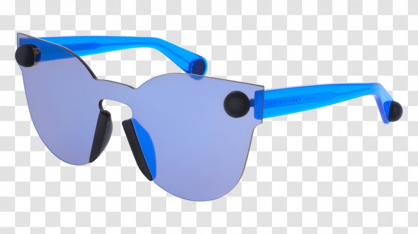 Goggles Sunglasses Blue Designer - Silver - Balenciaga Transparent PNG
