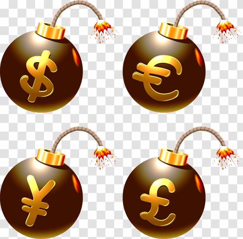 Money Currency Symbol Bomb Coin - Fruit Transparent PNG