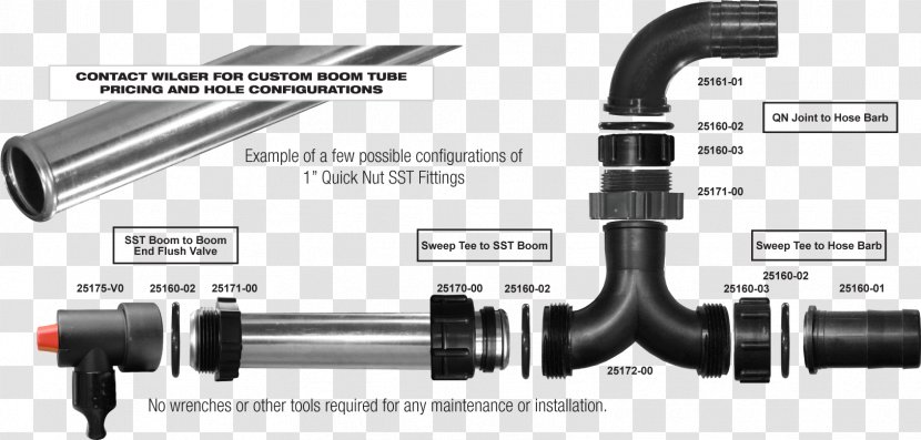 Tube Stainless Steel Pipe Fitting - Hardware Transparent PNG