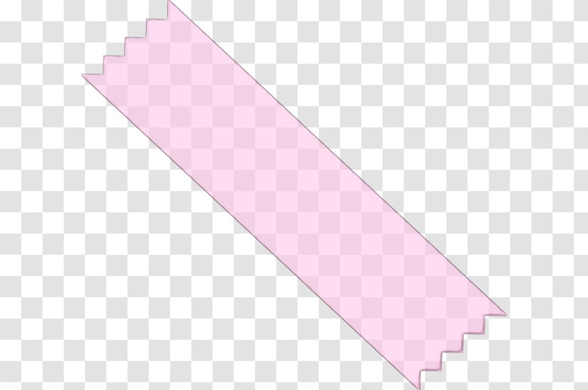 Angle Line Pink M - Magenta - Paper Transparent PNG