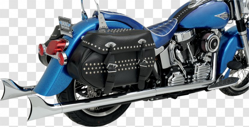 Exhaust System Softail Harley-Davidson Muffler Motorcycle - Harleydavidson Flstf Fat Boy Transparent PNG
