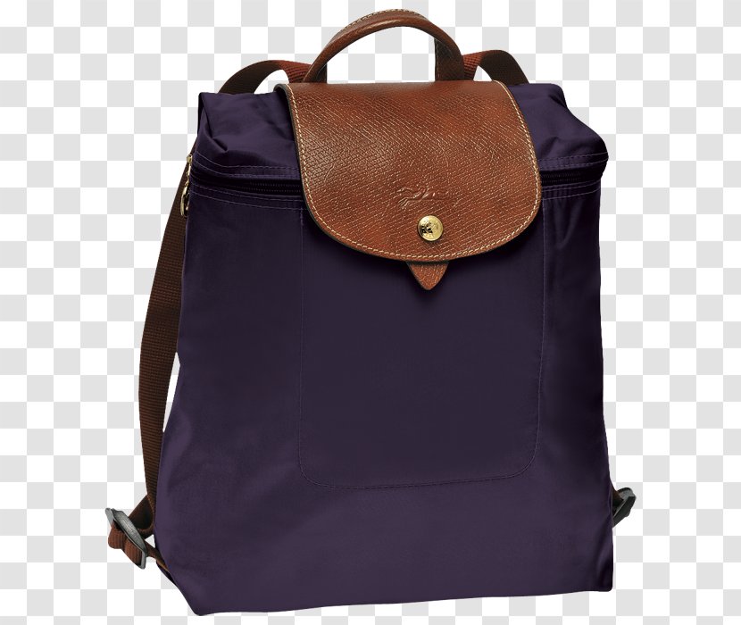 Longchamp 'Le Pliage' Backpack Handbag - Zipper Transparent PNG