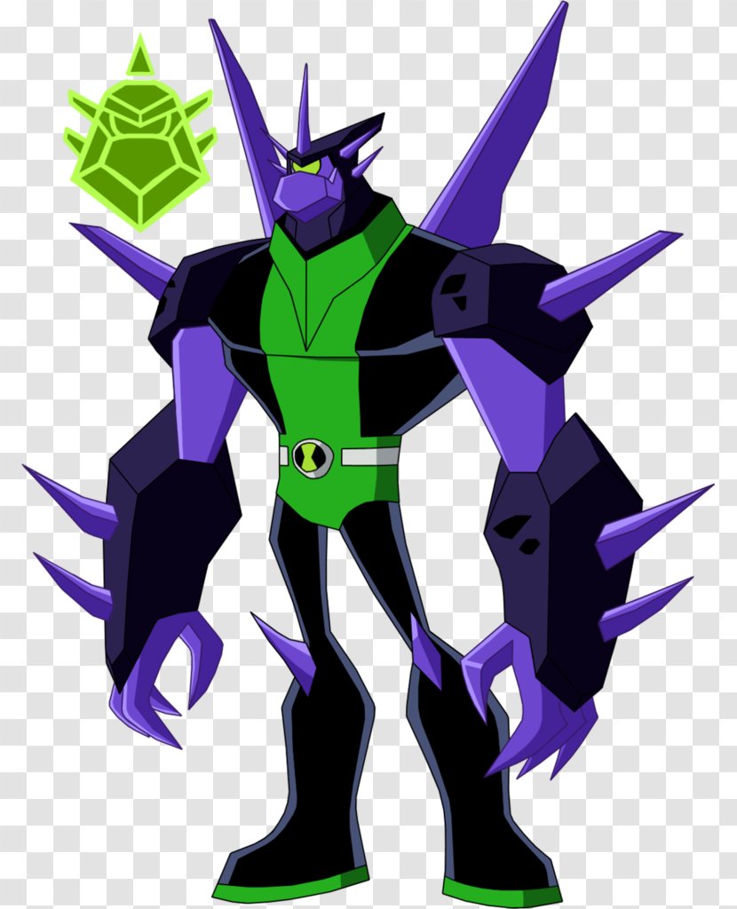 Ben 10 Drawing Animation Cannonbolt - Crystalline Body Transparent PNG