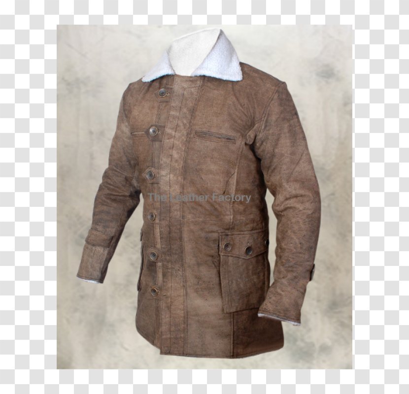 Leather Jacket - Fur - Cow Skin Transparent PNG