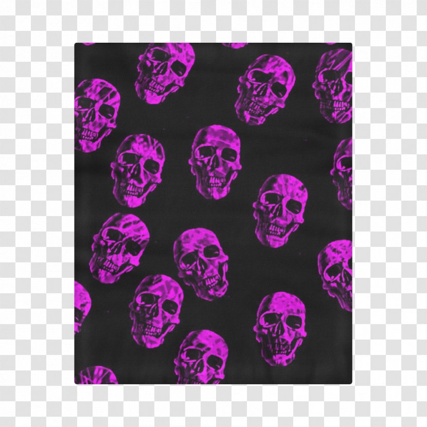 Human Skull Symbolism Calavera Art Douchegordijn - All Over Print Transparent PNG