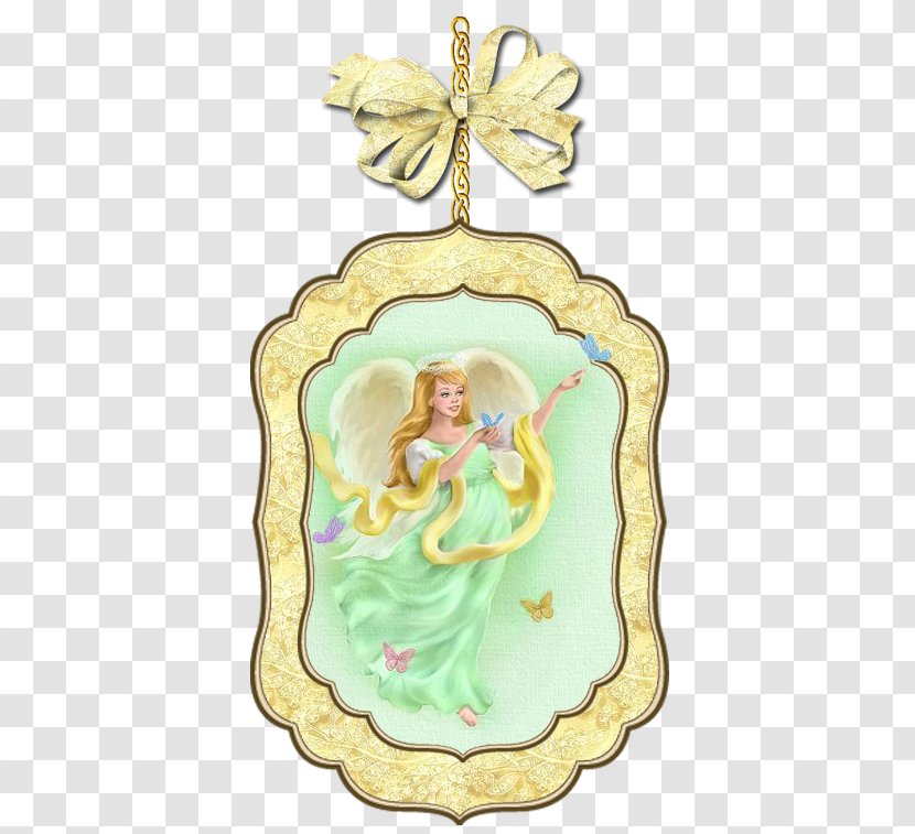 Angel M Christmas Ornament - Picture Frame Transparent PNG