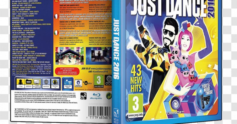 Just Dance 2016 Poster PlayStation 3 Graphic Design Display Advertising - 2015 Transparent PNG