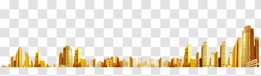 Yellow Gold Gratis - Tree - Golden City Transparent PNG