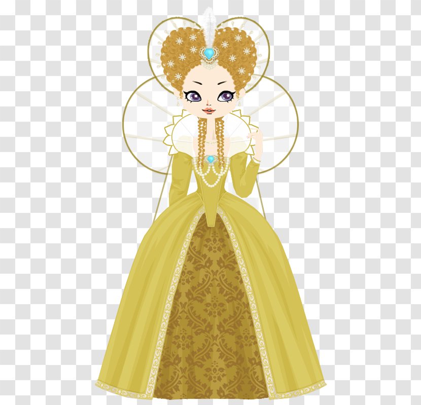 Female Consort Of Spain Queen Elizabeth I England Mary, Scots - Yellow Transparent PNG