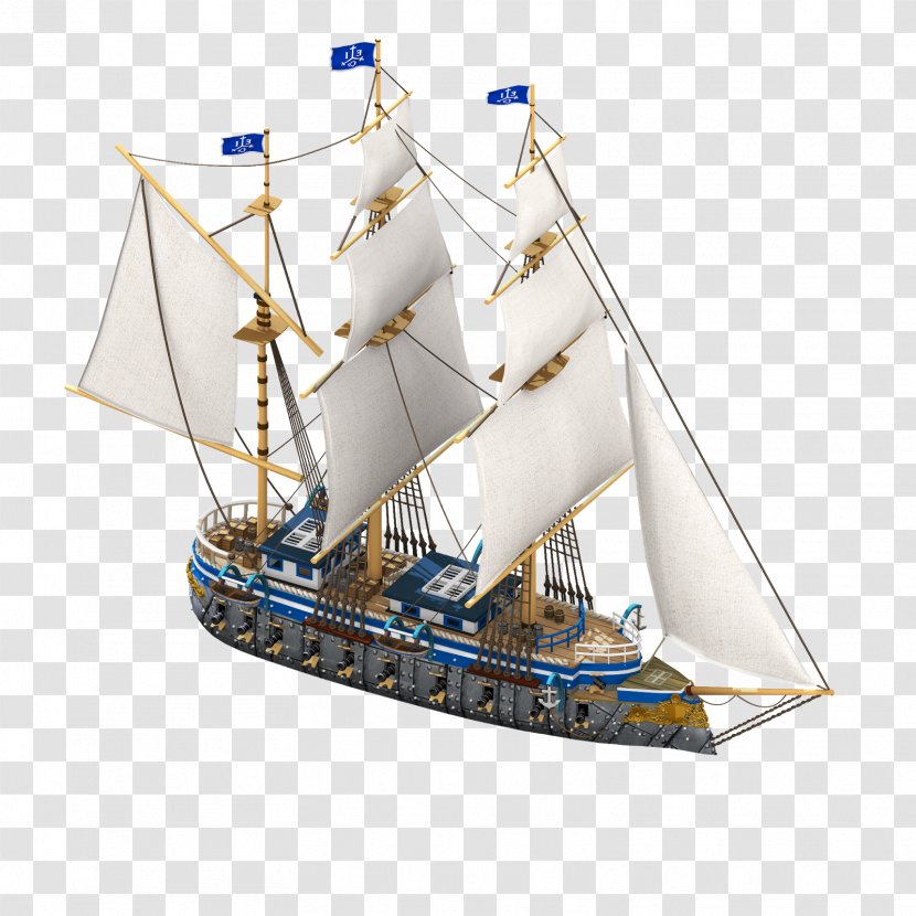 Brigantine Clipper Barque Schooner - Pirates Of The Caribbean Ship Transparent PNG