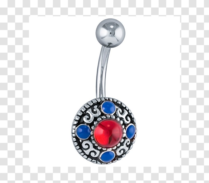 Earring Navel Piercing Jewellery Red - Body Transparent PNG