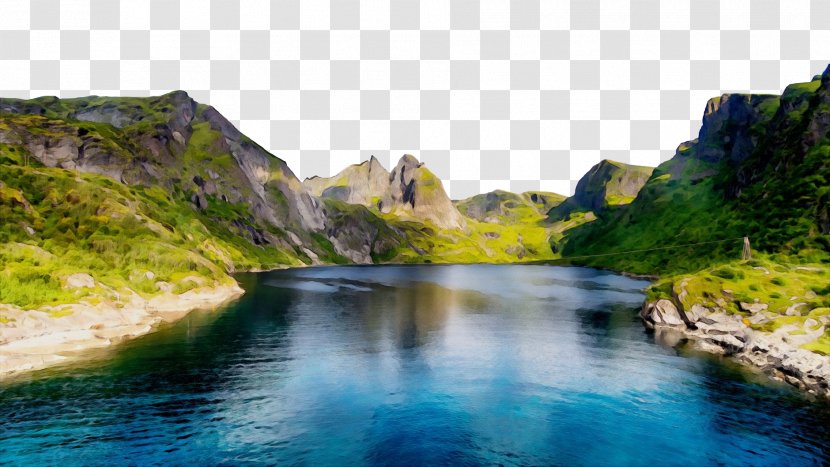 Natural Landscape Body Of Water Nature Resources - Tarn - Mountain Wilderness Transparent PNG