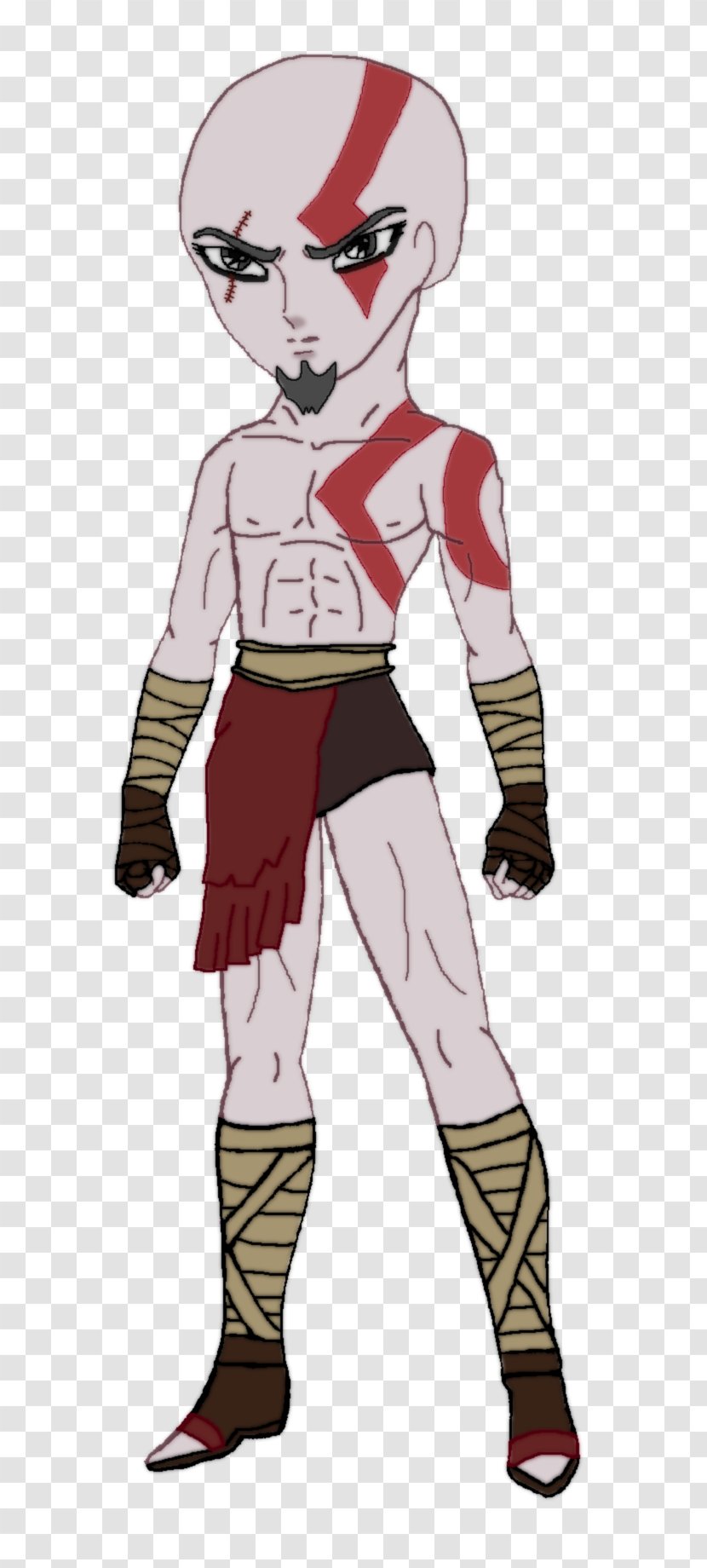 Costume Legendary Creature Cartoon Mascot - Watercolor - Kratos Armor Transparent PNG