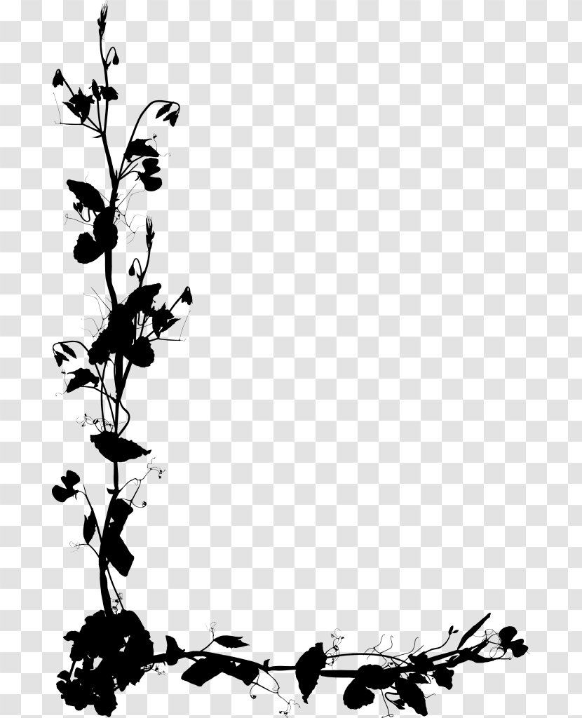 Visual Arts Clip Art Silhouette Illustration Leaf - Plants - Black M Transparent PNG