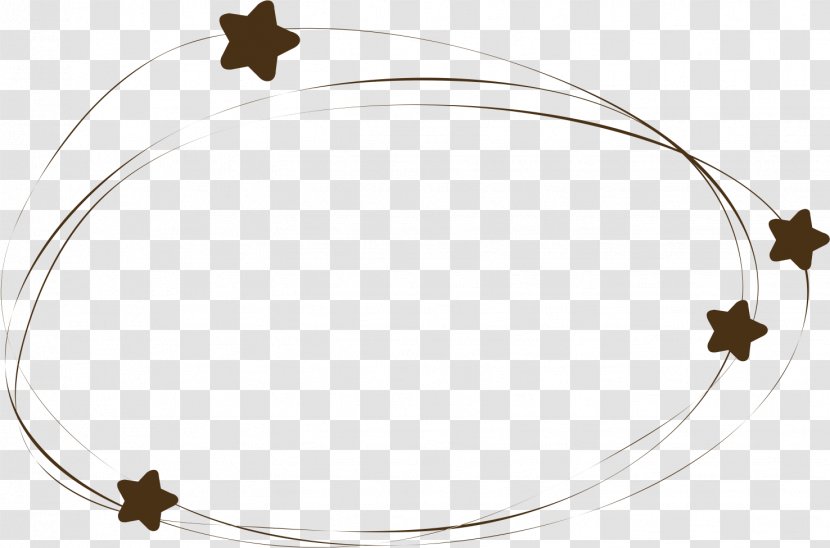 Stars Border - Silhouette - Pattern Transparent PNG