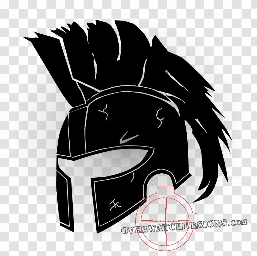 Spartan Army Warrior Combat Helmet - Black Transparent PNG