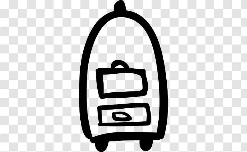 Drawing - Area - Hand Drawn Suitcase Transparent PNG