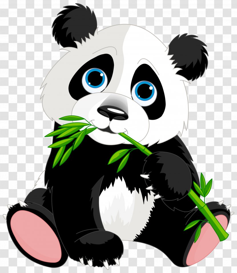 Giant Panda Red Bear Clip Art - Vertebrate - Endangered Animals Cliparts Transparent PNG